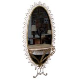 FRENCH WALL MIRROR CONSOLE