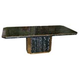 LARGE MARBLE DINING TABLE
