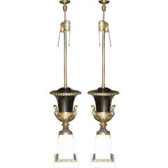 PAIR OF 1940'S STIFFEL URN TABLE LAMPS