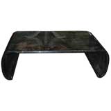 AMAZING SCROLL PARCHMENT COFFEE TABLE