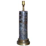 ROUND MARBLE TABLE LAMP