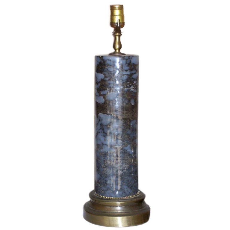 ROUND MARBLE TABLE LAMP