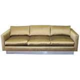1960'S SOFA WITH CHROME BASE