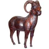 HAND MADE LEATHER RAM Vintage HAND MADE LEATHER RAM