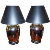 Vintage PAIR OF MERCURY LAMPS