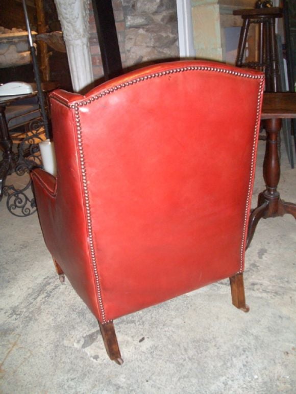 Leather Arm chair For Sale