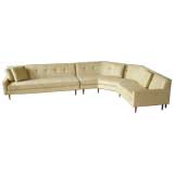 Harvey Probber sectional sofa with console table