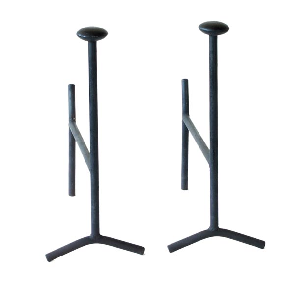 George Nelson andirons for Howard Miller