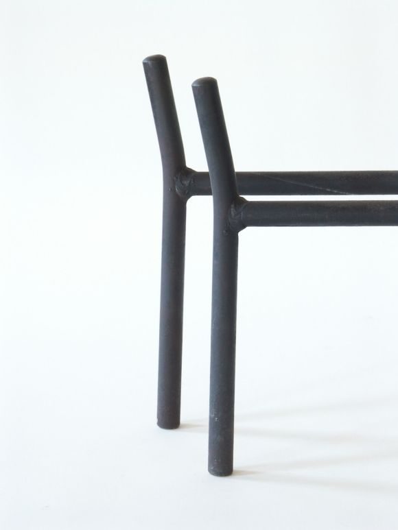 Mid-20th Century George Nelson andirons for Howard Miller