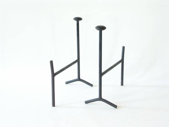 George Nelson andirons for Howard Miller 3