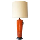Ceramic urn lamp
