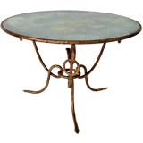 Vintage French Coffee Table by Rene Drouet