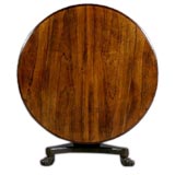 A William IV Rosewood Tilt Top Table