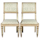 One Pair of Italian Side Chairs