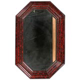Faux Tortoiseshell Octagonal Wall Mirror