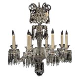 Antique Absolutely Amazing Irish Eight Arm Crystal Chandelier
