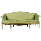 A English Sofa In The Adams Style With Painted Decoration.