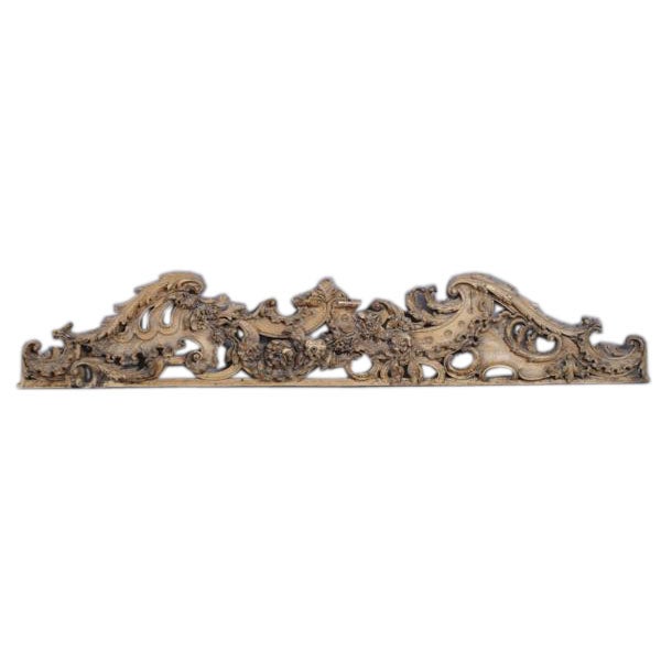 An English Carved Wooden Architectural Fragment,