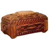 Tramp Art Sewing Box