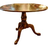Handcrafted English Round Pedistal Table.
