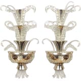 One Pair Of Exquisite Art Deco Sconces.