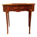 Antique Louis XV Style Kidney Shaped Writing Table.