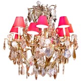 Used Twelve Light Crystal Chandelier