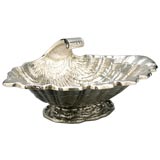 Stunning Sterling Silver Large Shell bowl