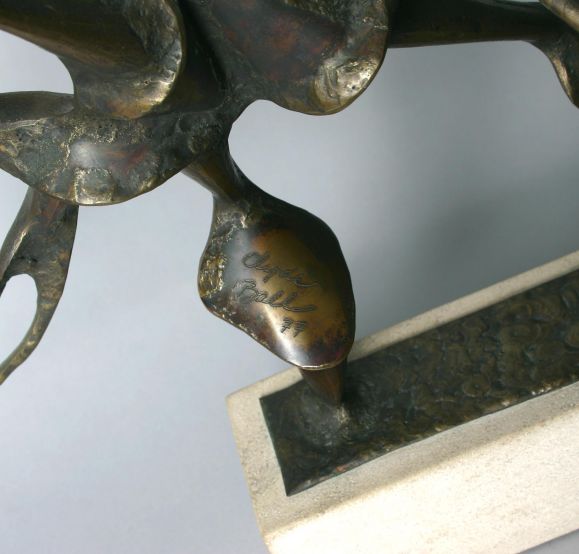 American Bronze  Sculpture by Clyde Ball , Winged Dancer