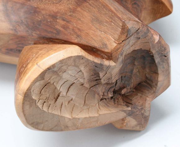 Biomorphic  Carved Wood Sculpture 2