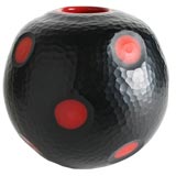 Vintage Striking Italian Cased Glass Vase