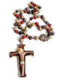 Vintage Fabulous Mid Century Italian Rosary Wall Hanging