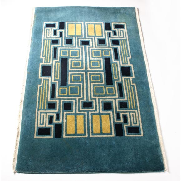 Art Deco Modernist Chinese Carpet