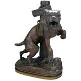 "Beware of Dog" Sculpture by Charles Valton