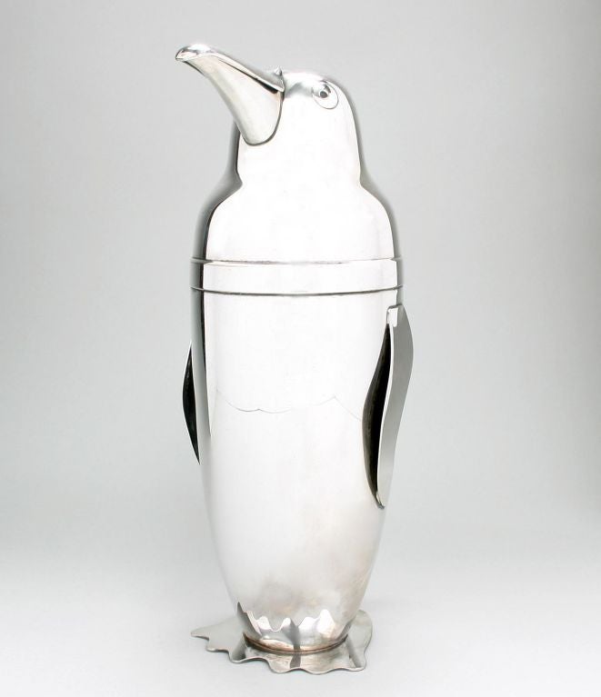 Original Napier Penguin Cocktail Shaker