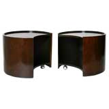 Baker Crescent Shaped End Tables Baker Crescent Shaped End Tables