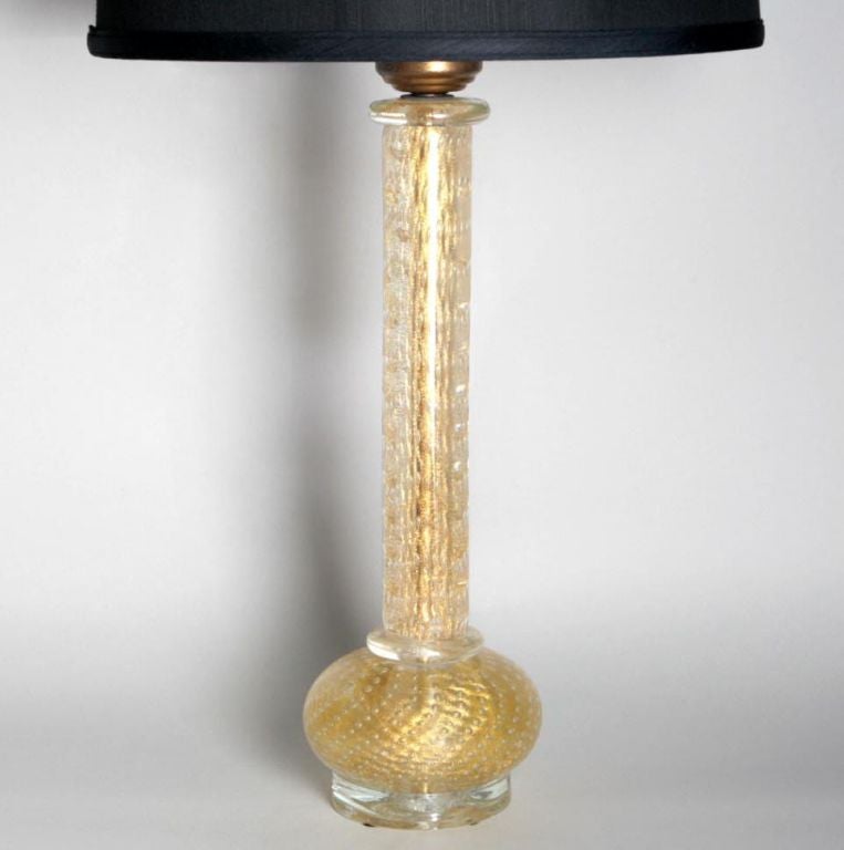 This is a pair of beautiful Barovier Lamps.  They are very simple and elegant.