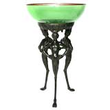 Art Deco Fish bowl with Satyrs
