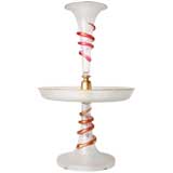 Early Baccarat Epergne Centerpiece with Serpent Motif