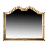 Classically Elegant Cream and Gold Leafed Mirror