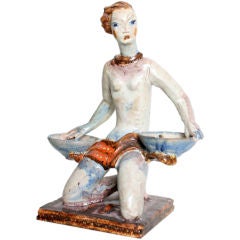 Gudrun Baudisch Ceramic Sculpture Wiener Werkstatte