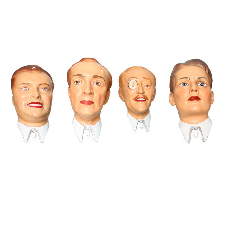 Collection of 4 Mannequin Heads