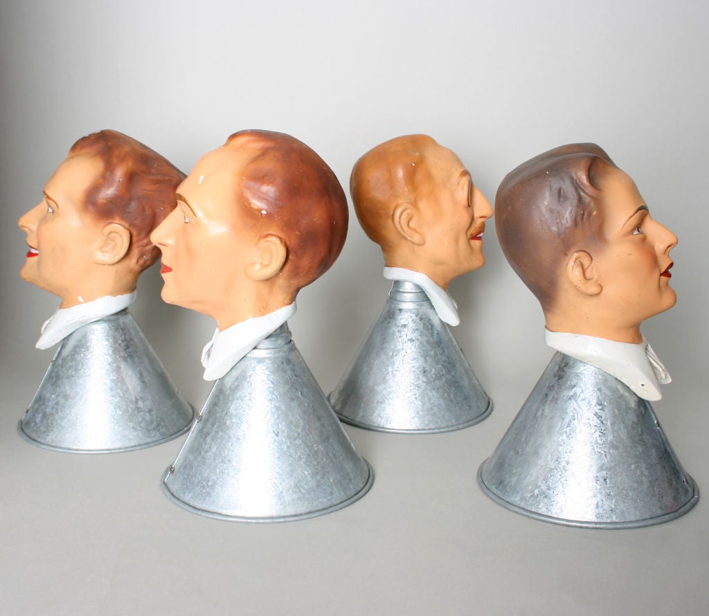 American Collection of 4 Mannequin Heads