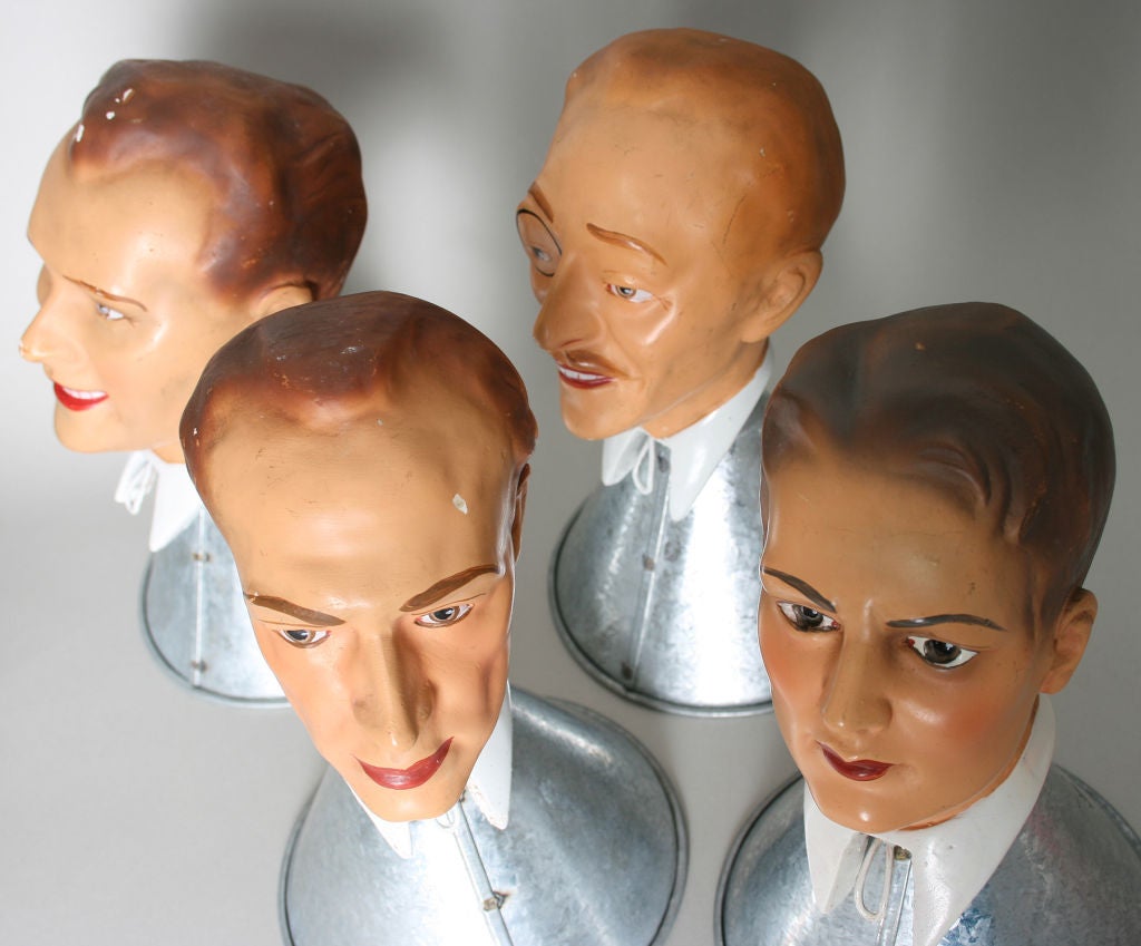 Collection of 4 Mannequin Heads 2
