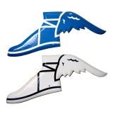 Large Pair of Goodyear Winged Mercury Feet