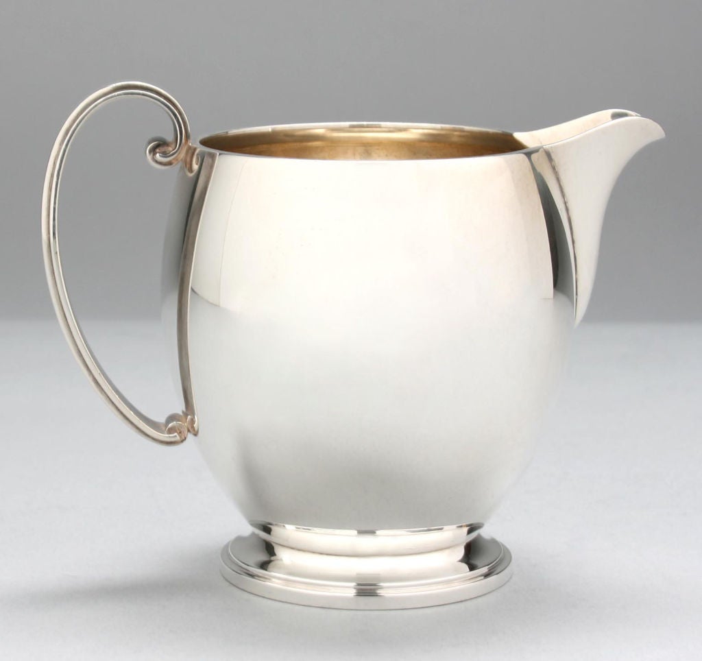 American Modern Classic Art Deco  Tea and Coffee Set by Robert E. Locher