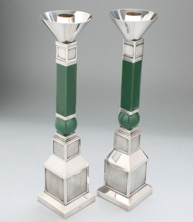 Pair of Gucci Candlesticks