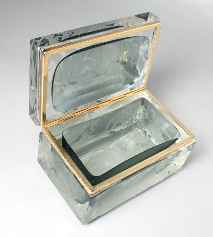 American Marialyce Hawke Cameo Glass Box