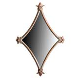 Grosfeld House Stylized Diamond Shape Mirror