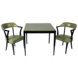 1940's game table and 4 chairs